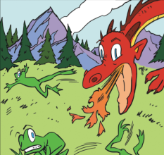 A bully is not a friend - at first.     From the book  "Can Dragons and Frogs Be Friends?"